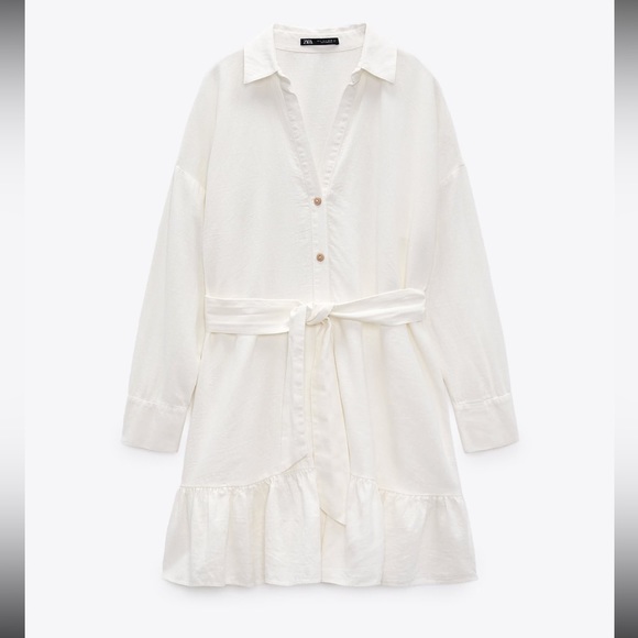 Zara | Dresses | Zara Linen Blend Shirt Dress | Poshmark Zara | Dresses | Zara Linen Blend Shirt Dress | Poshmark